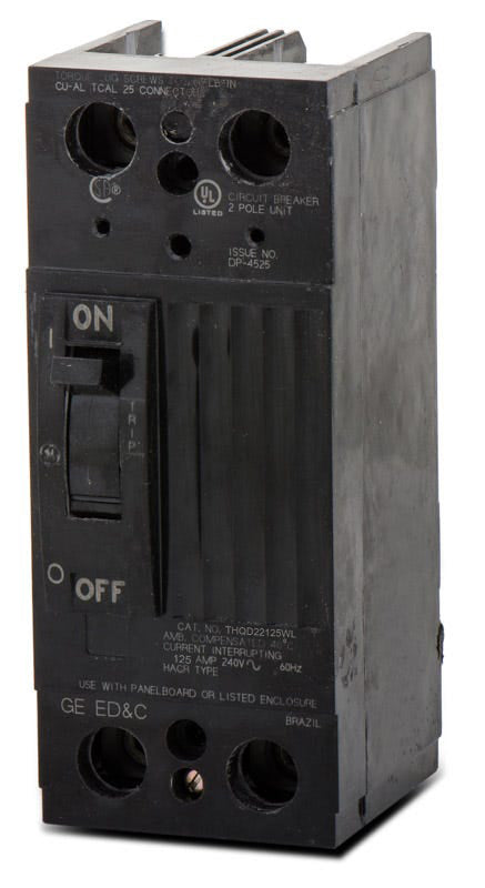 ABB / General Electric THQD22125WL - 125A 2 Pole Molded Case Circuit Breaker