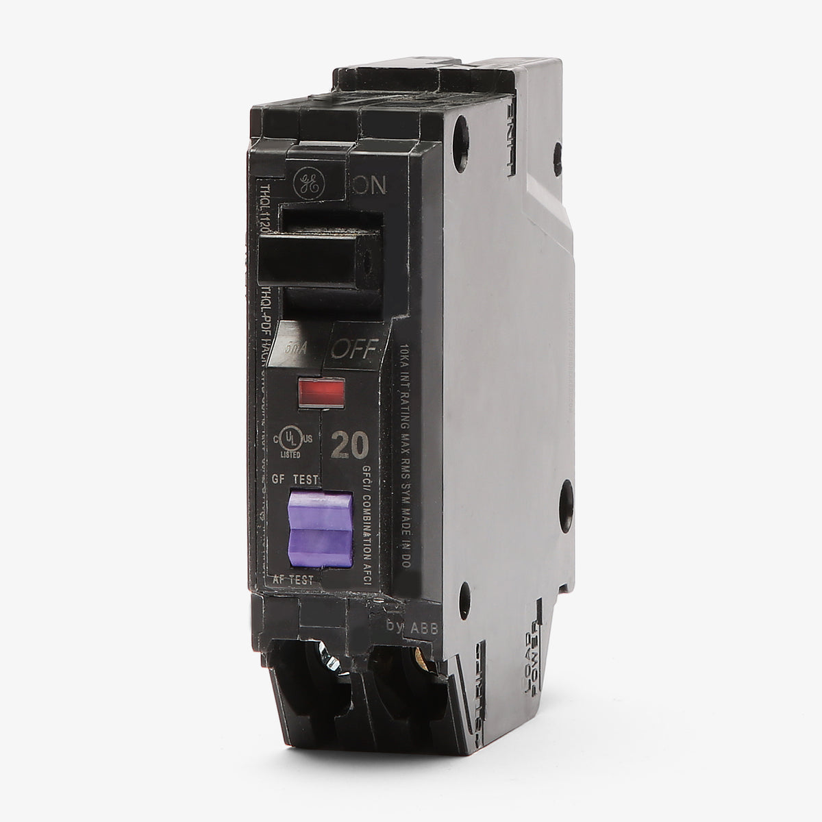 ABB / General Electric THQL1120PDF - 20A Dual Function Miniature Circuit Breaker