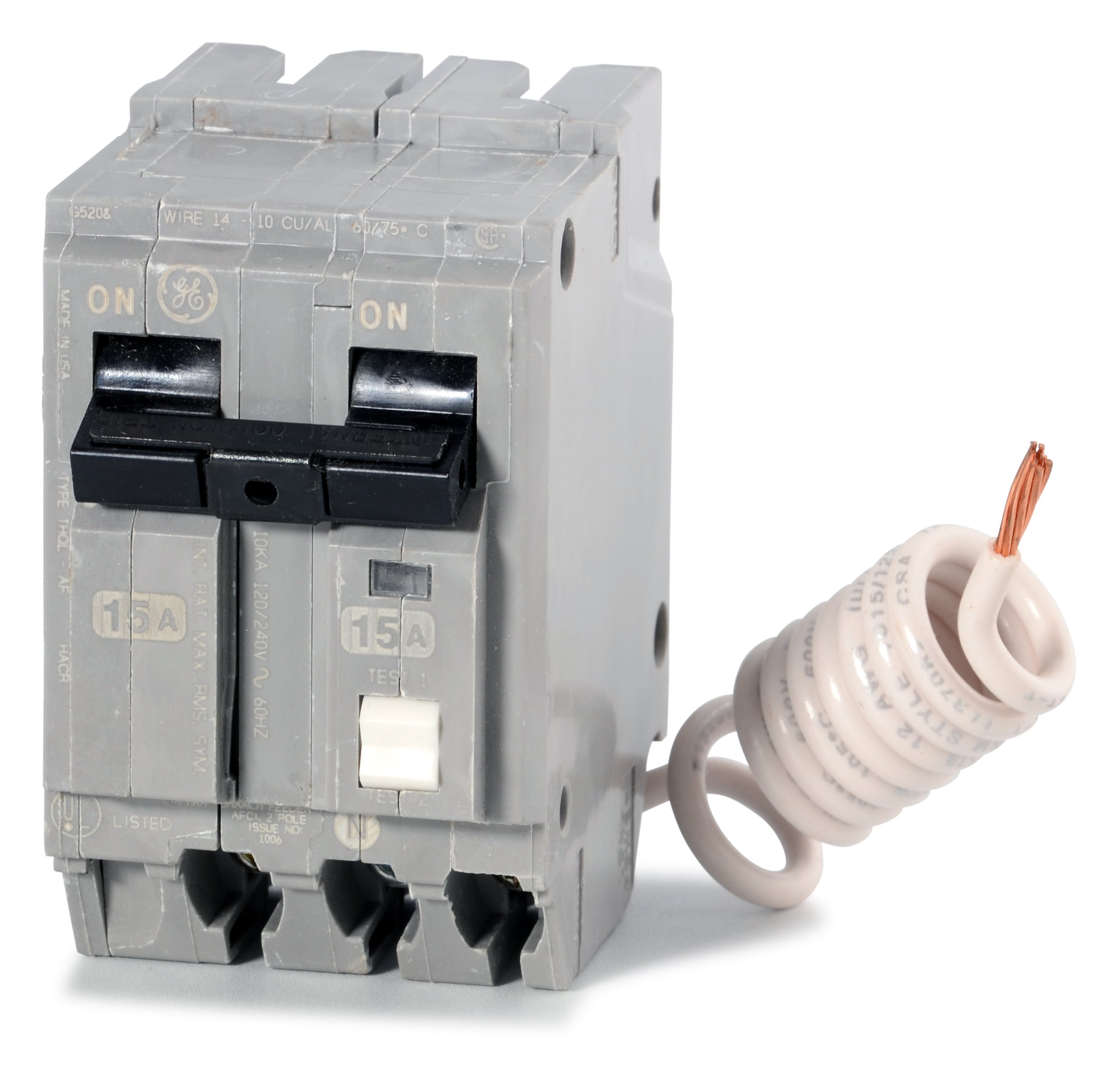 General Electric THQL2115AF 2 Pole Arc Fault Circuit Breaker