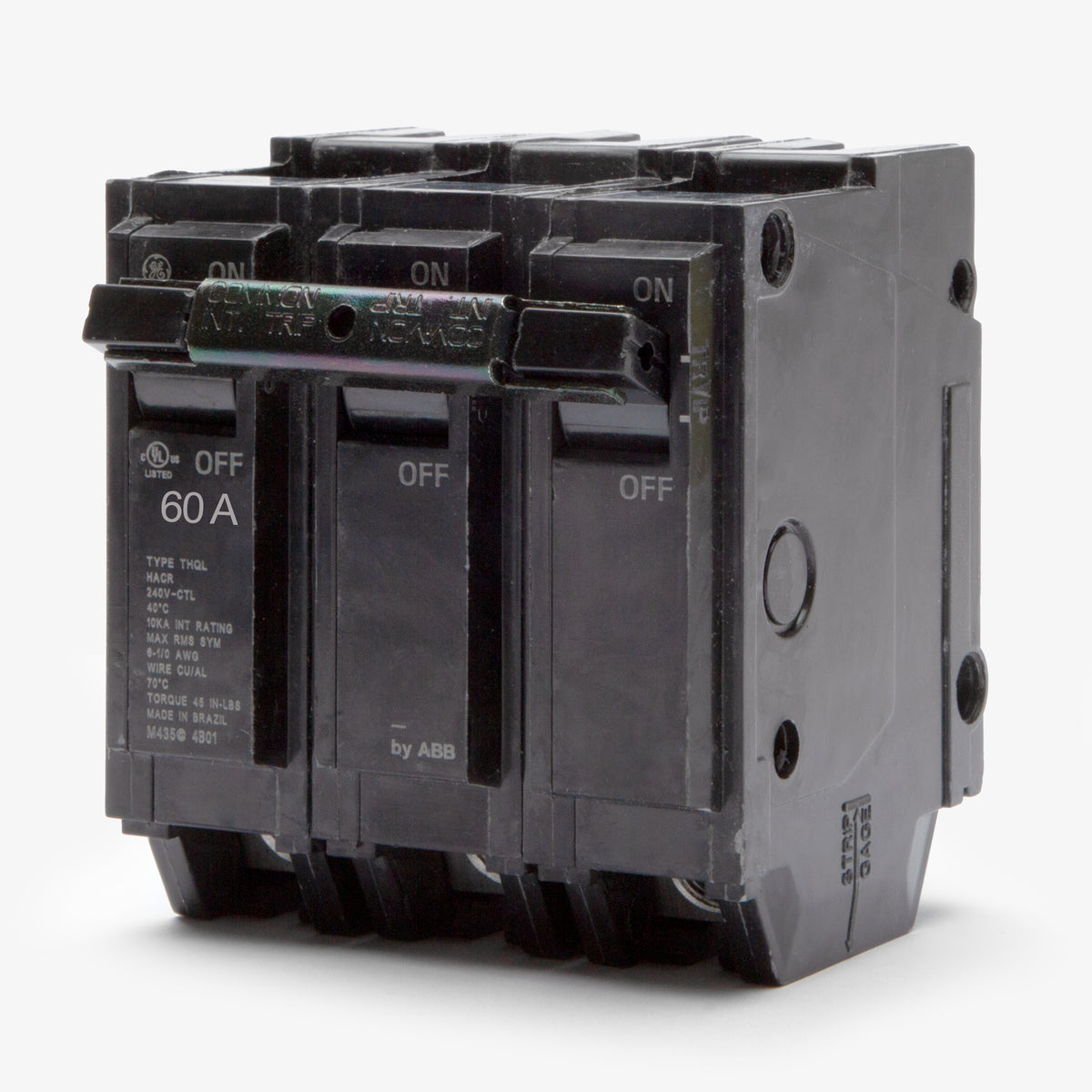 ABB / General Electric THQL32060 - 60A 3 Pole Molded Case Circuit Breaker