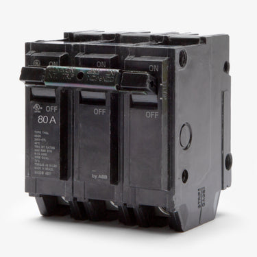 ABB / General Electric THHQL32080 - 80A 3 Pole Miniature Circuit Breaker
