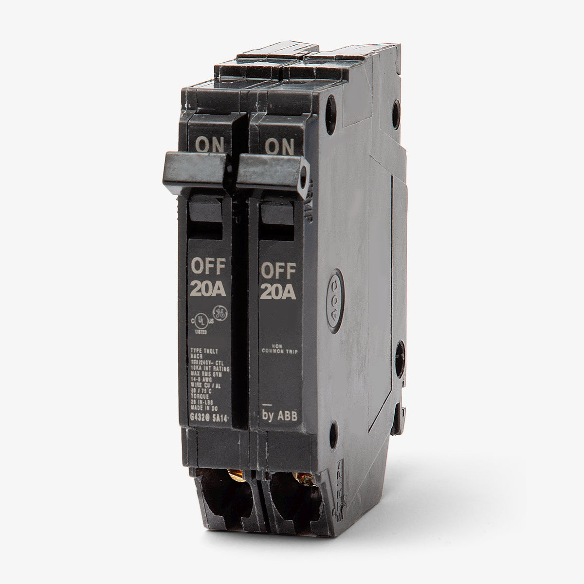 ABB / General Electric THQLT2020 - 20/20A Tandem Miniature Circuit Breaker