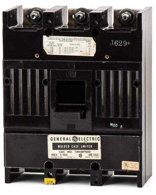 ABB / General Electric TJK436Y600 - 400A 3 Pole Molded Case Switch