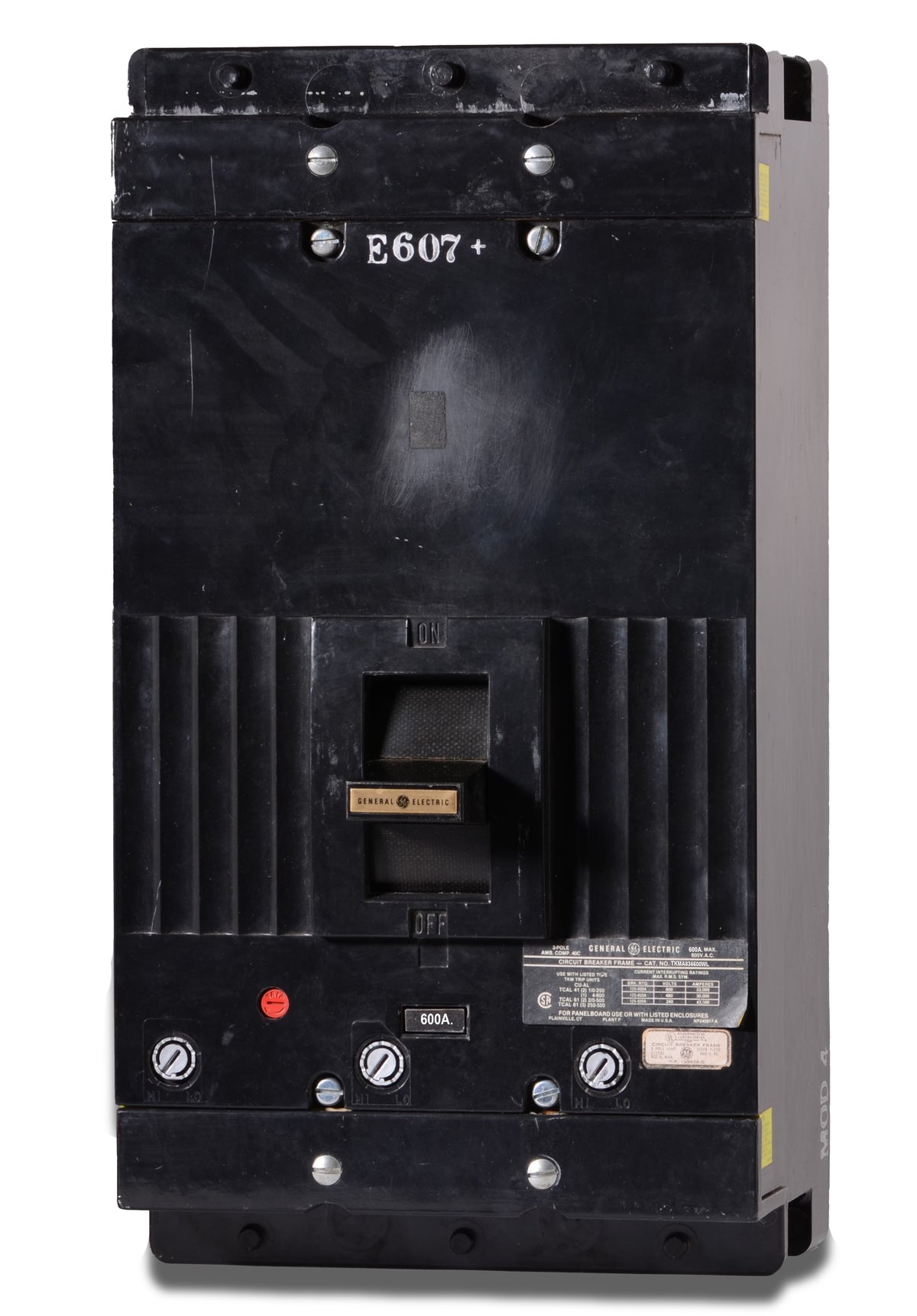 ABB / General Electric TKMA836600WL - 600A 3 Pole Molded Case Circuit Breaker