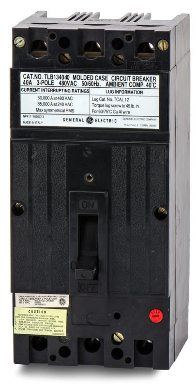 ABB / General Electric TLB134040 - 40A 3 Pole Molded Case Circuit Breaker