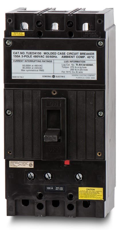ABB / General Electric TLB134100WL - 100A 3 Pole Molded Case Circuit Breaker