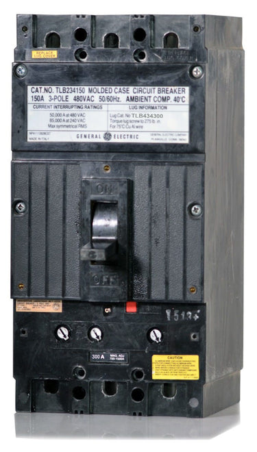 ABB / General Electric TLB434300 - 300A 3 Pole Molded Case Circuit Breaker