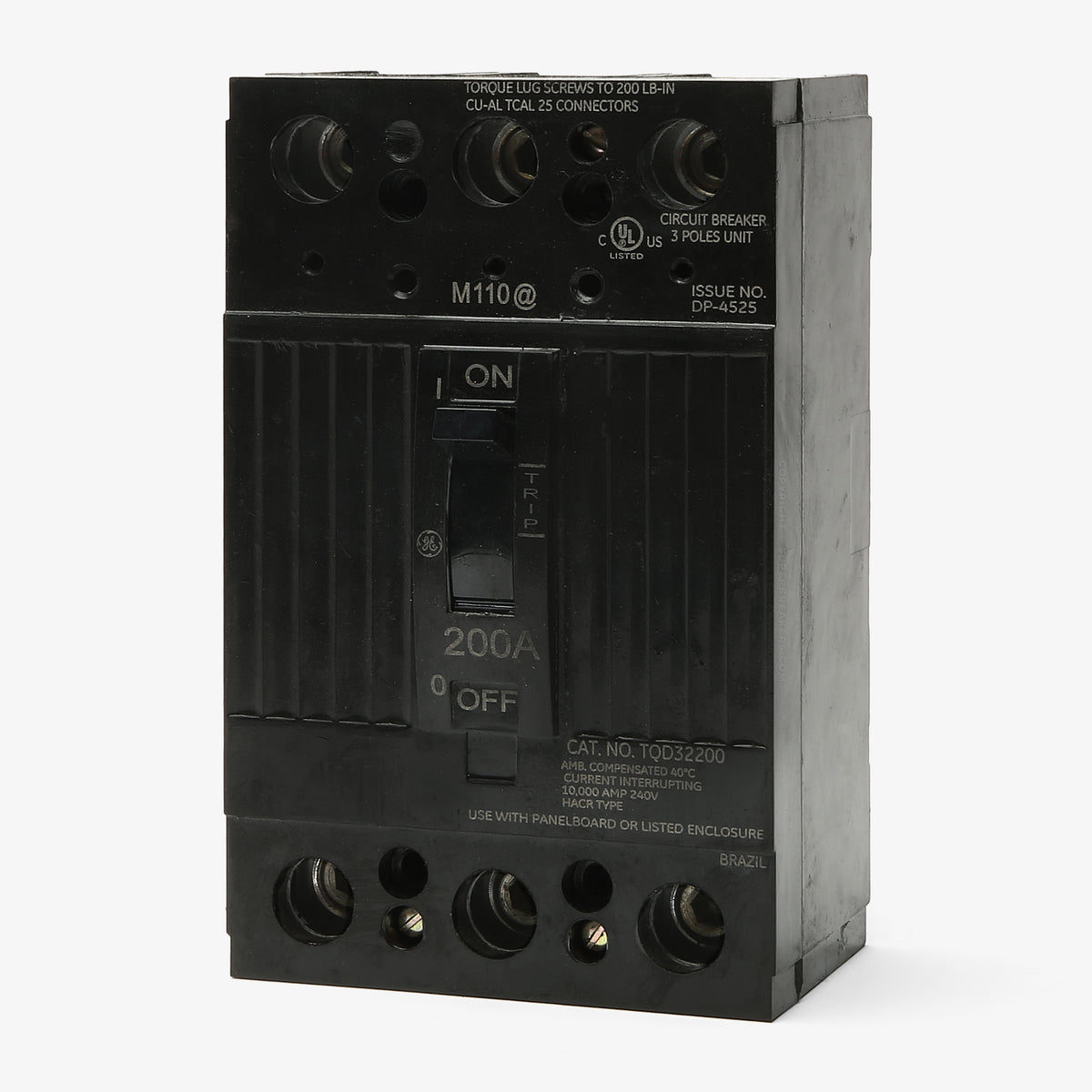 ABB / General Electric TQD32200WL - 200A 3 Pole Molded Case Circuit Breaker