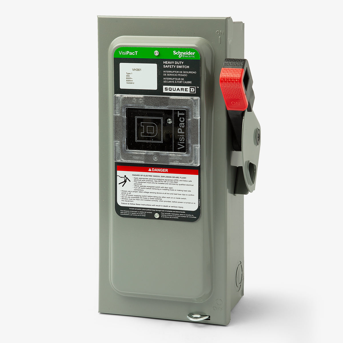 Square D VH361 Safety Switch