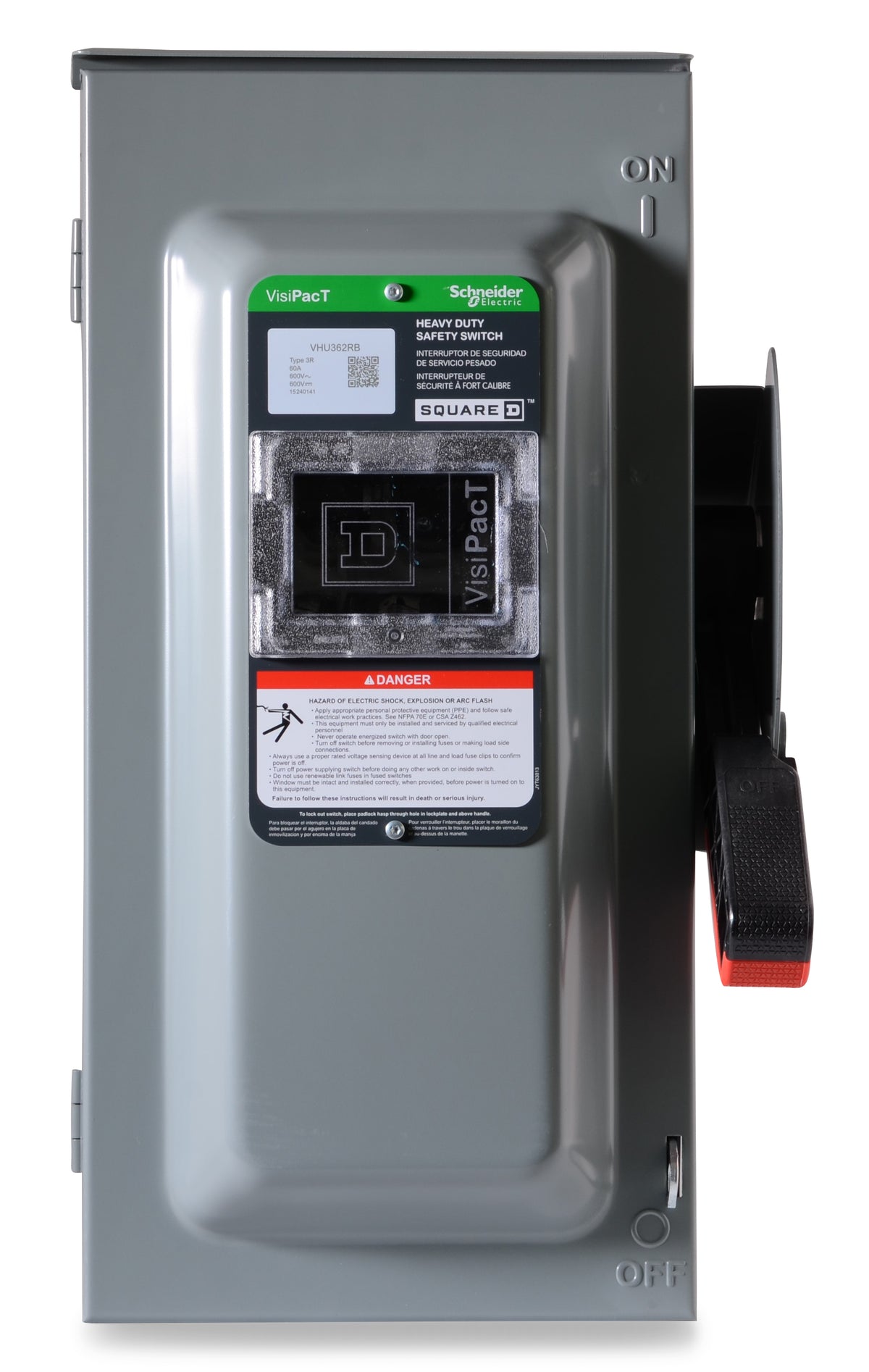 Square D VHU362RB Safety Switch