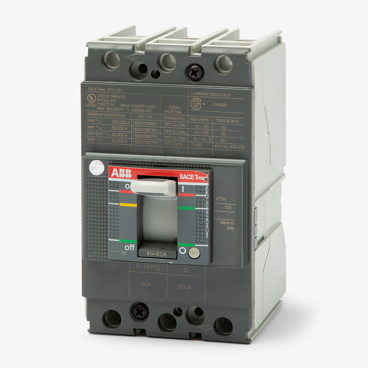 ABB XT1HU3045AFD000XXX - 45A 3 Pole Molded Case Circuit Breaker