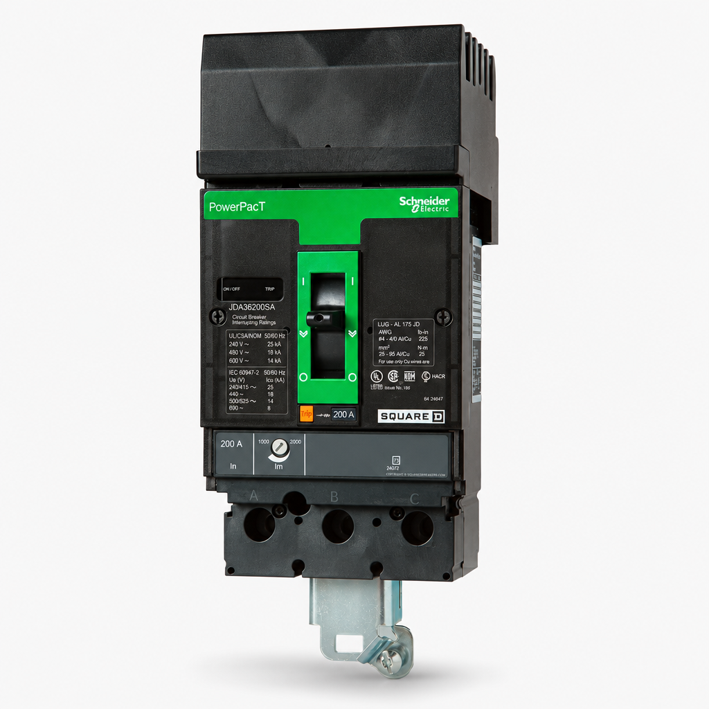 Square D JDA36200SA - 200A 3 Pole Molded Case Circuit Breaker