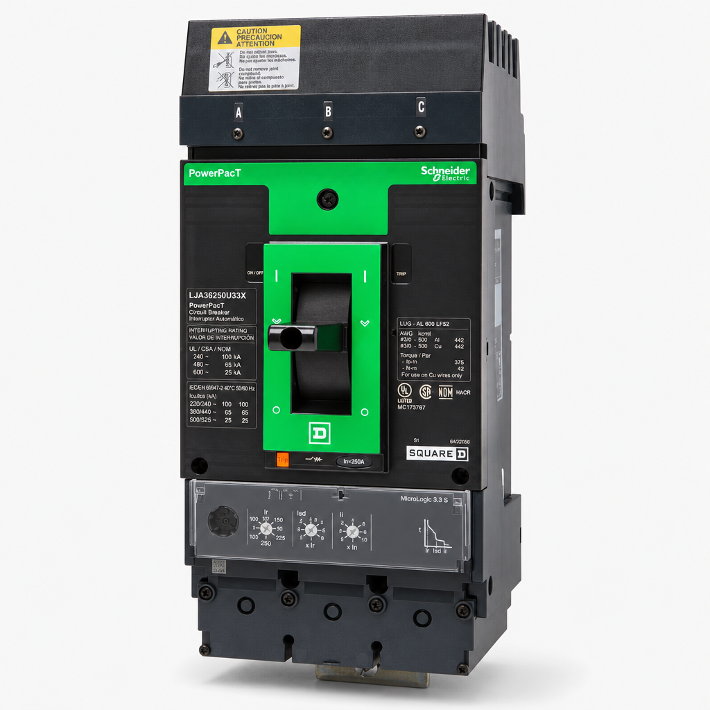 Square D LJA36250U33X 3 Pole Circuit Breaker