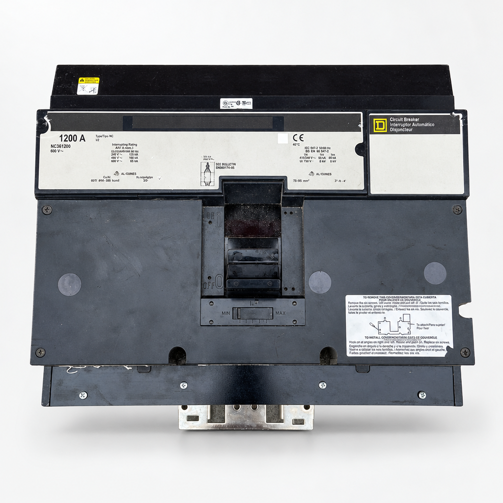 Square D NC361200 - 1200A 3 Pole Molded Case Circuit Breaker