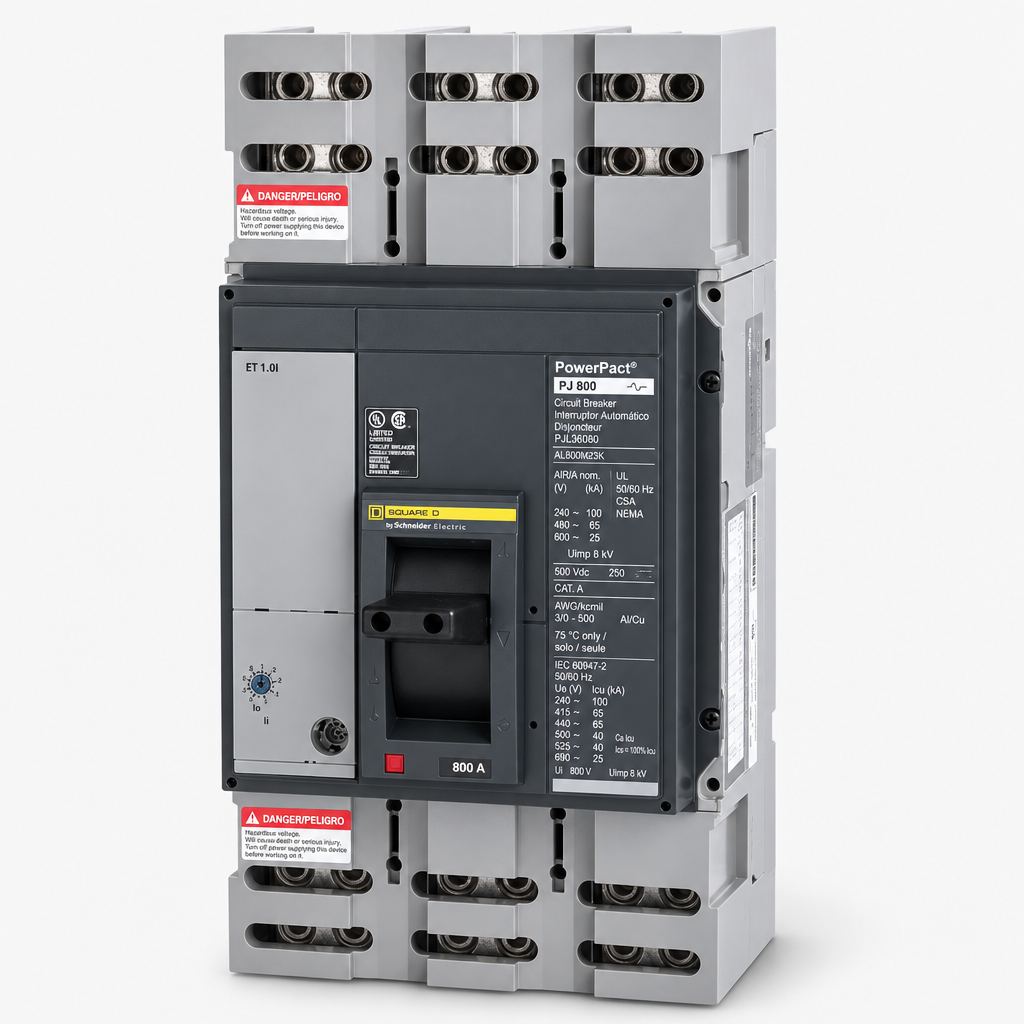 Square D PJL36080 - 800A 3 Pole Molded Case Circuit Breaker