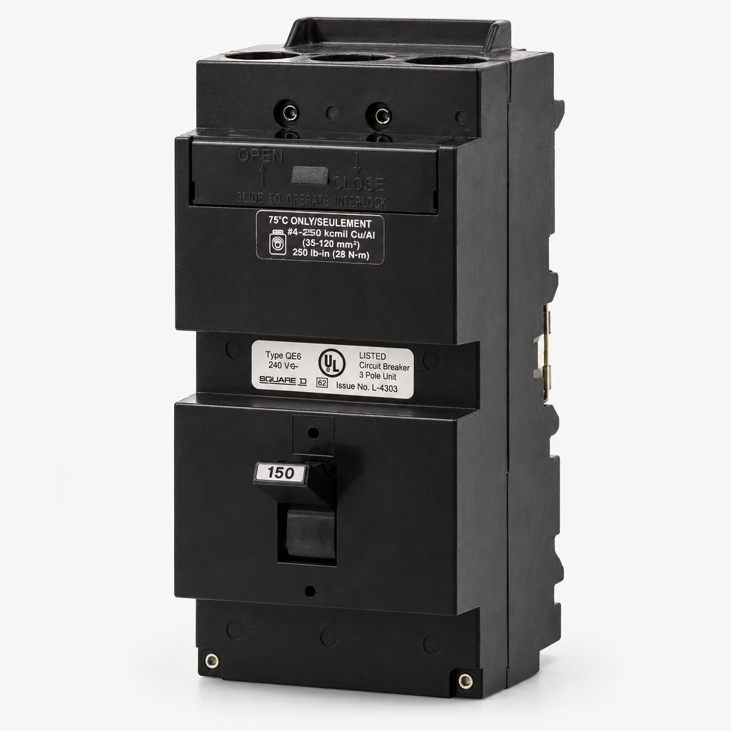 Square D QE3150VH - 150A 3 Pole Molded Case Circuit Breaker