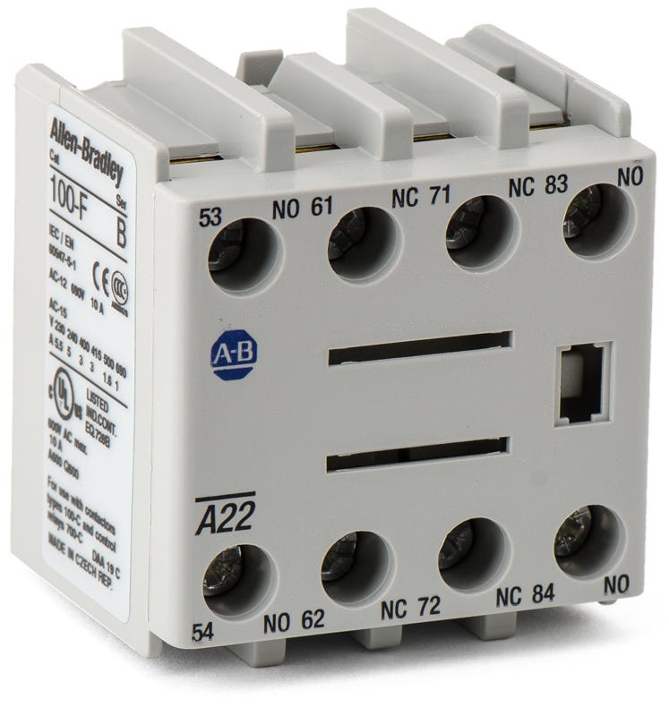 Allen-Bradley 100FA22 Auxiliary Contact Block