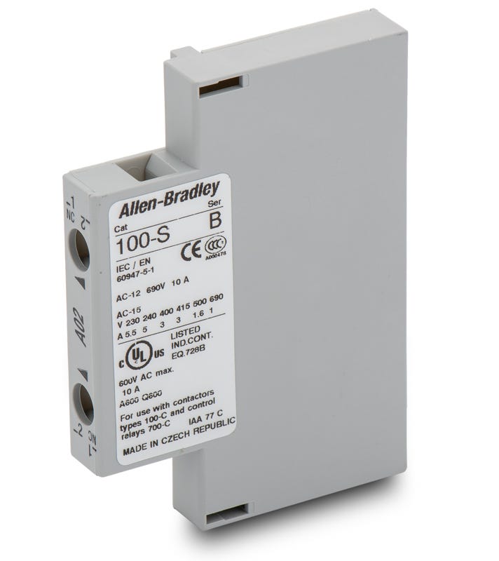 Allen-Bradley 100SA02 Auxiliary Contact Block