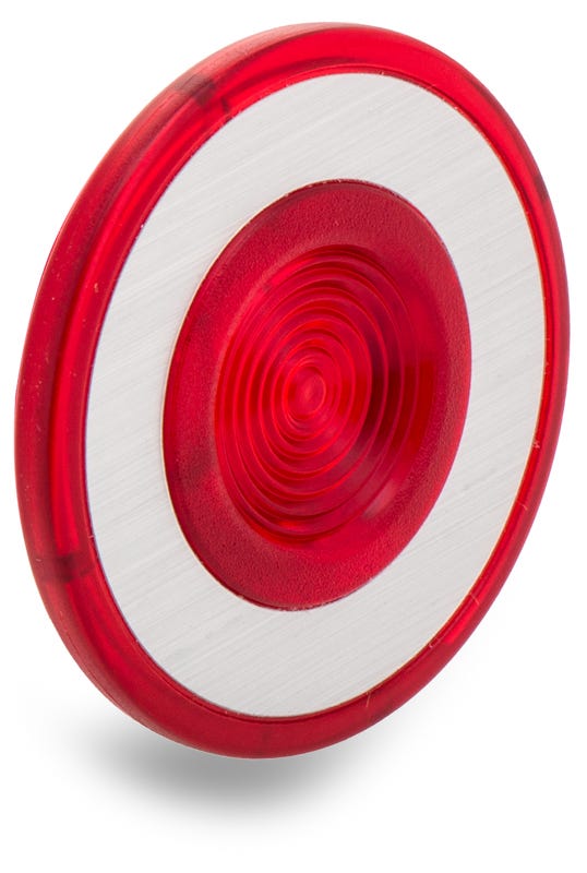 Eaton/Cutler-Hammer 10250TC47 Red Lens For Illuminated Push-Pull Device