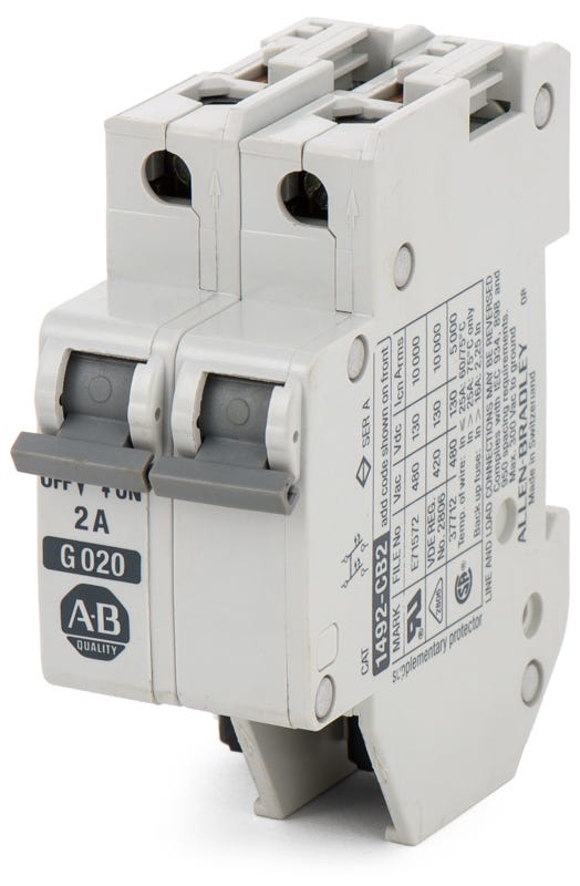 Allen-Bradley 1492-CB2G020 2 Pole Circuit Breaker