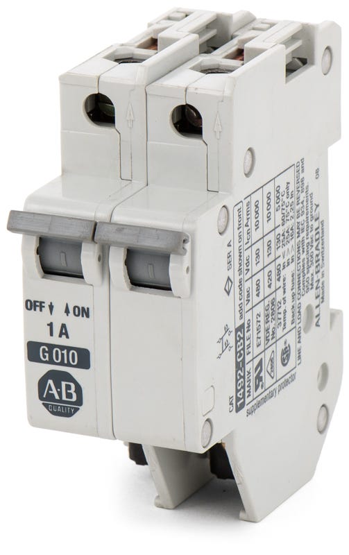 Allen-Bradley 1492CB2G010 2 Pole Circuit Breaker