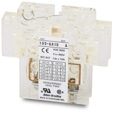 Allen-Bradley 195-GA10 Auxiliary Contact Block