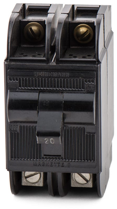 Heinemann 2911 2 Pole Circuit Breaker