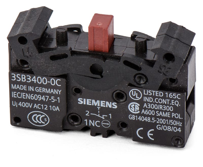 Siemens 3SB3400-0C Contact Block