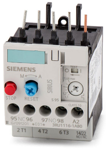Siemens 3RU1116-1AB0 Overload Relay