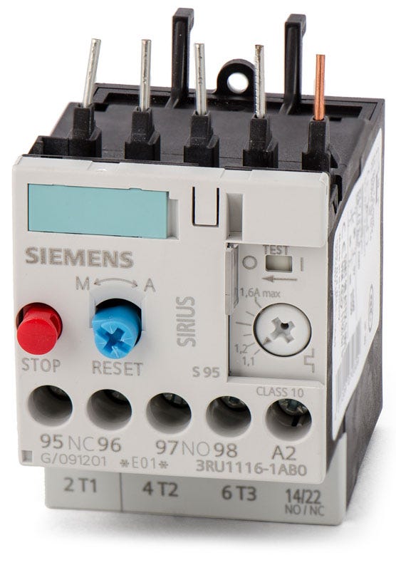 Siemens 3RU1116-1AB0 Overload Relay