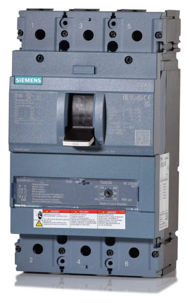 Siemens 3VA5445-5EC31-0AA0 3 Pole Circuit Breaker