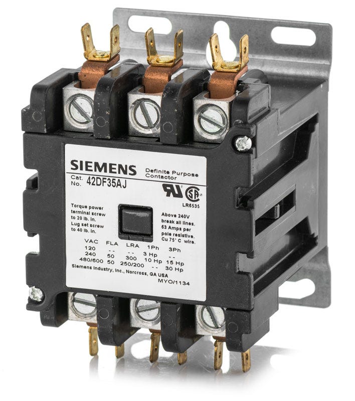 Siemens 42DF35AJ Definite Purpose Contactor