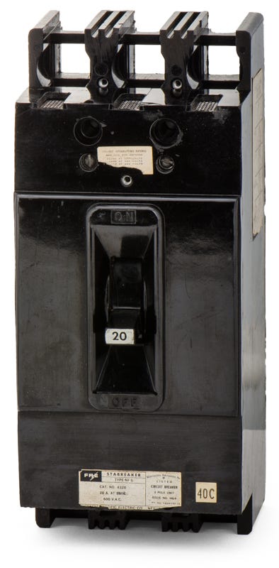 Federal Pacific 4320 3 Pole Circuit Breaker