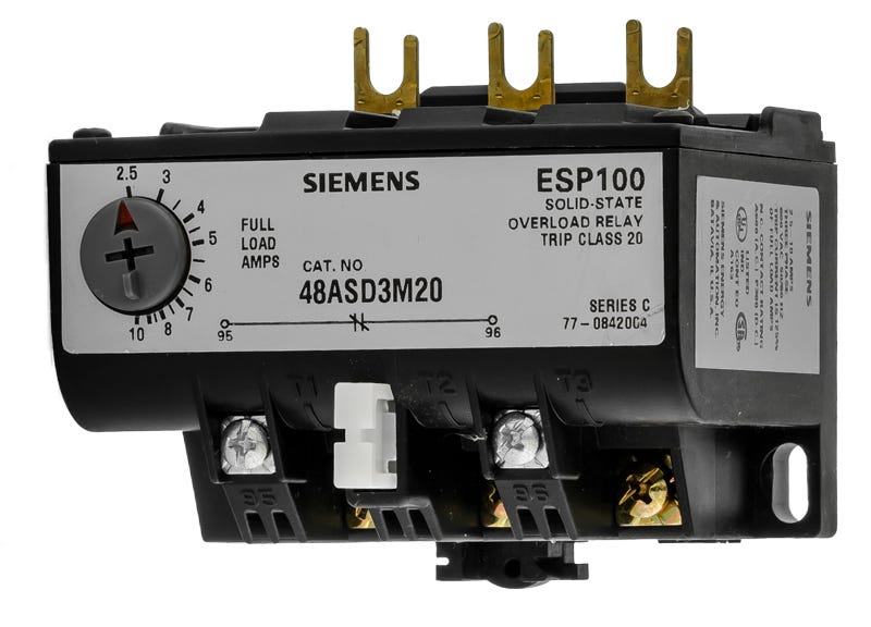 Siemens 48ASE3M20 Overload Relay