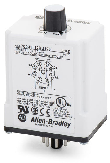 Allen-Bradley 700-HT12BU120 Tube Base Timing Relay