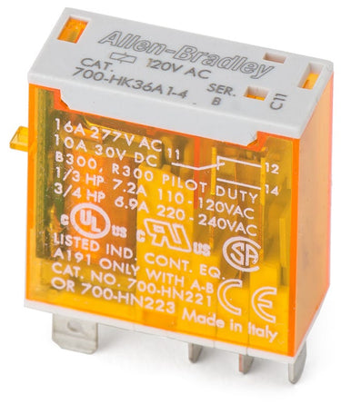 Allen-Bradley 700-HK36A1-4 General Purpose Slim Line Relay