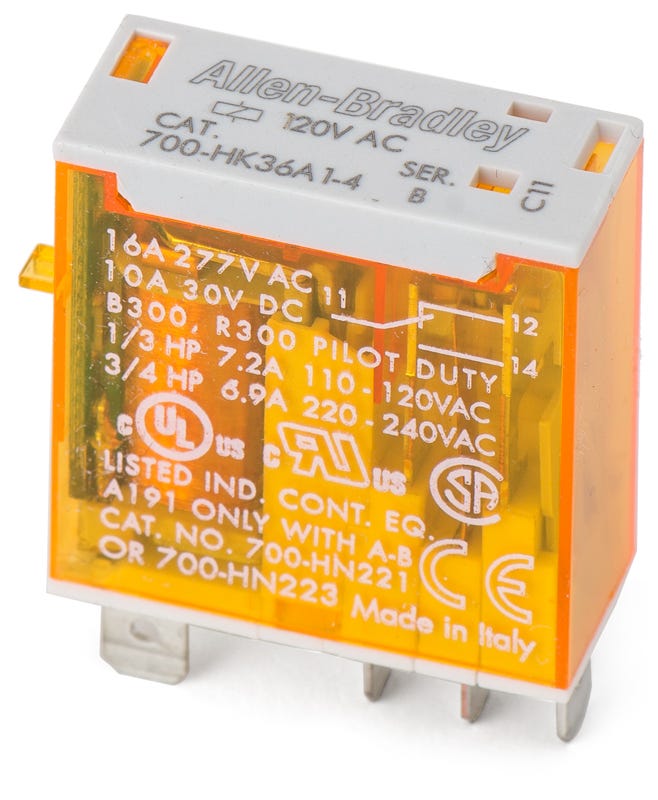 Allen-Bradley 700-HK36A1-4 General Purpose Slim Line Relay