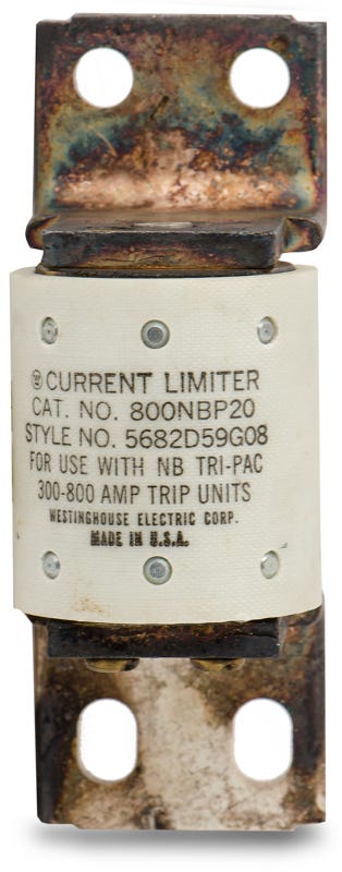 Westinghouse 800NBP20 Current Limiting Fuse