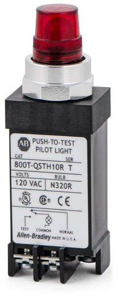 Allen-Bradley 800T-QSTH10R Pilot Light
