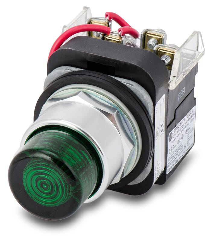 Allen-Bradley 800T-QTH2G Pilot Light