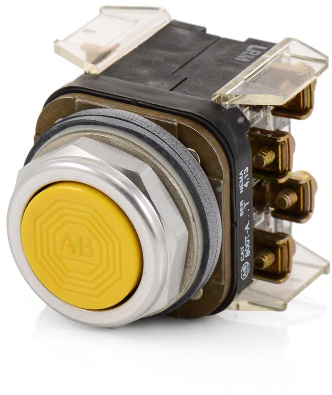 Allen-Bradley 800T-A9B Flush Head Push Button
