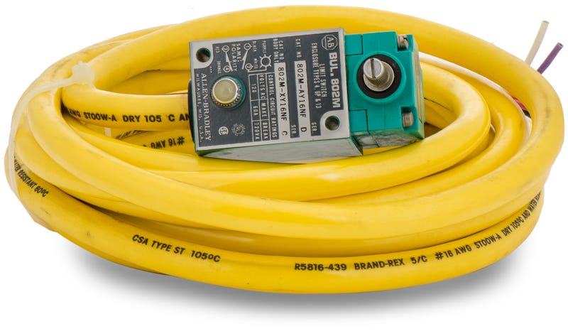 Allen-Bradley 802M-AY16NF Spring Return Lever Limit Switch