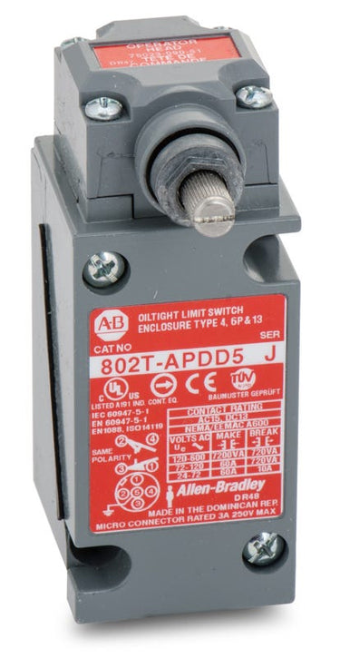 Allen-Bradley 802T-APDD5 Plug Inspring Return Lever Compact Limit Switch