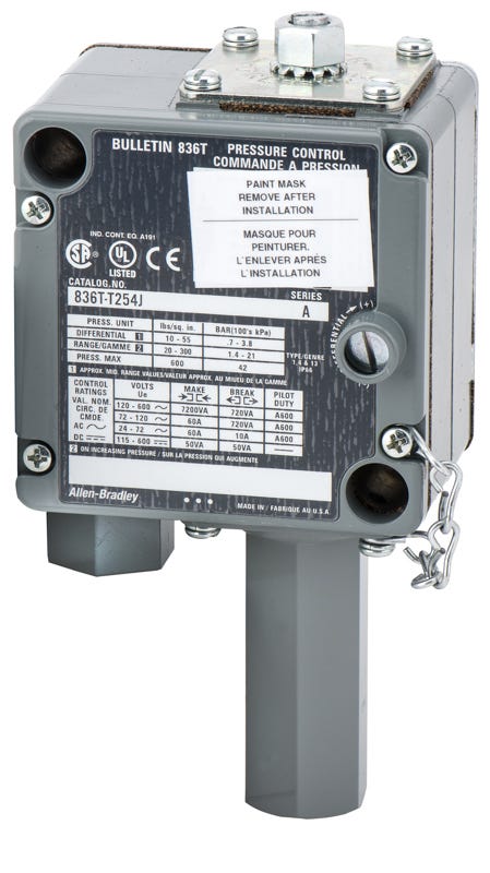 Allen-Bradley 836T-T254J Pressure Control Switch