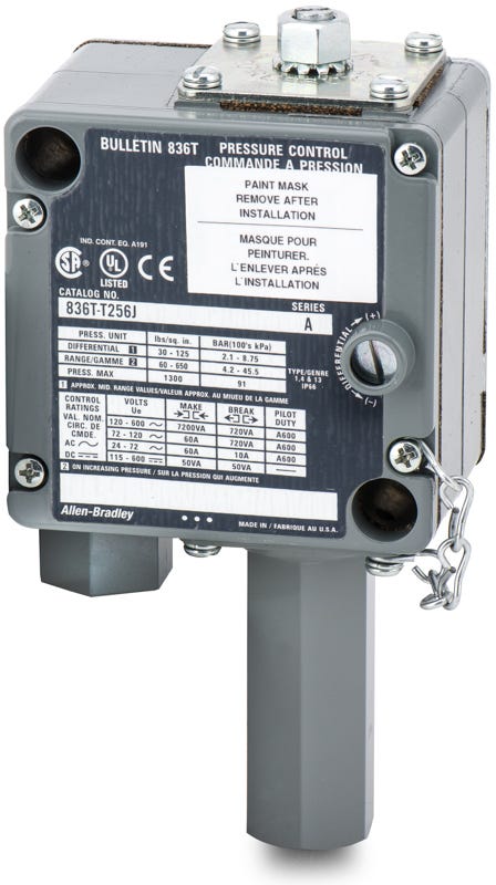 Allen-Bradley 836T-T256J Pressure Control Switch
