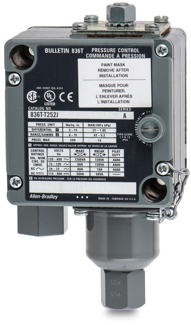 Allen-Bradley 836T-T252J Pressure Control Switch