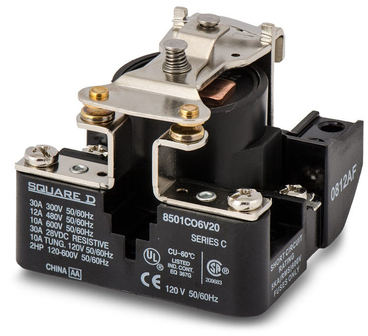 Square D 8501CO6V20 Power Relay