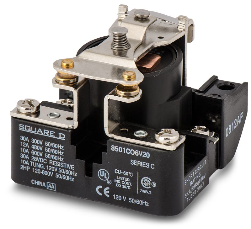 Square D 8501CO6V20 Power Relay