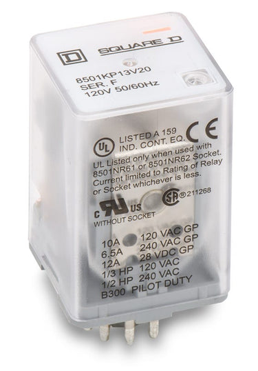 Square D 8501KP13V20 General Purpose Relay