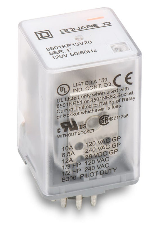 Square D 8501KP13V20 General Purpose Relay